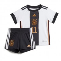 Germany Mario Gotze #11 Replica Home Minikit World Cup 2022 Short Sleeve (+ pants)